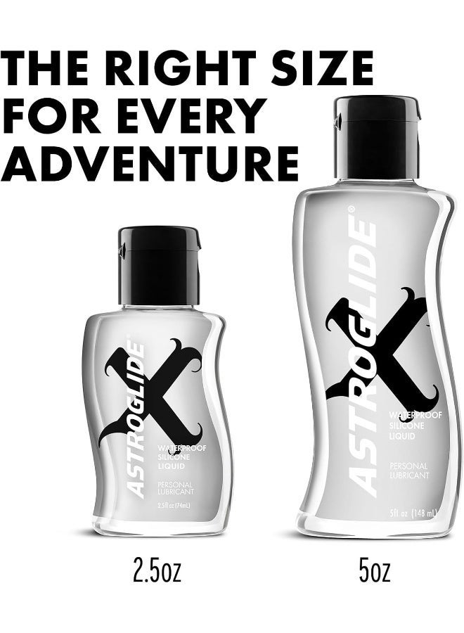 ASTROGLIDE X, Premium Waterproof Silicone Personal Lubricant, 5 oz. - Image 3